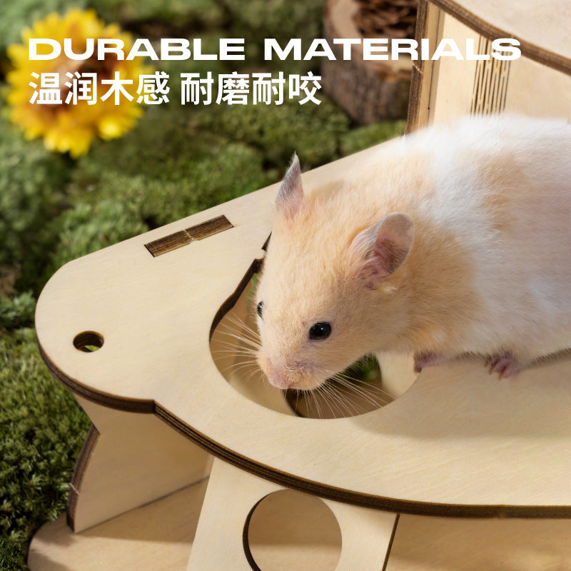Wooden LOFT Hideaway House for Hamsters