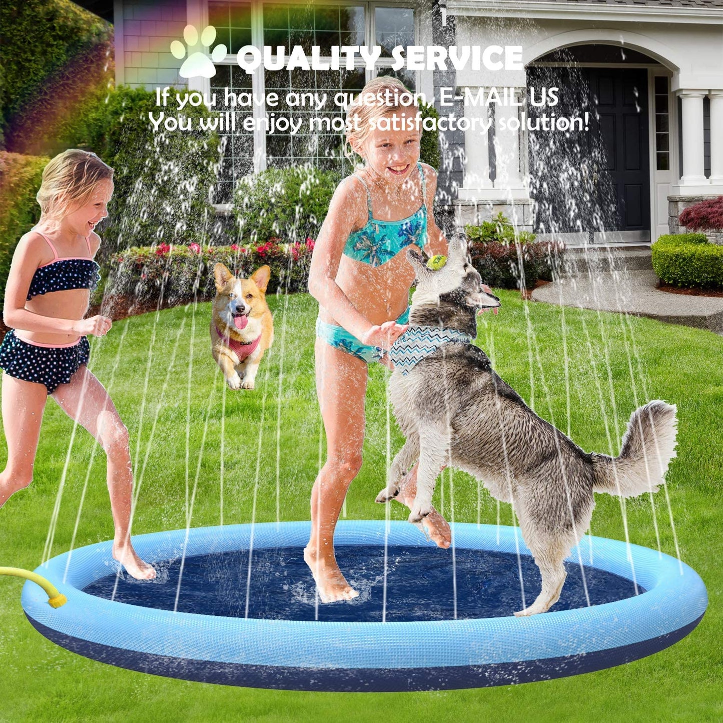 Dog Splash Sprinkler Pad