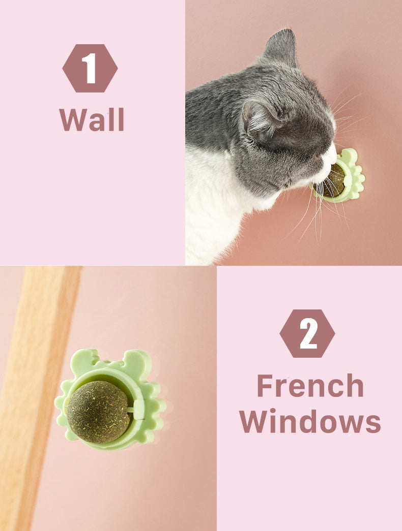 Cat Healthy Catnip Toys Ball - 1 Set (3pcs)