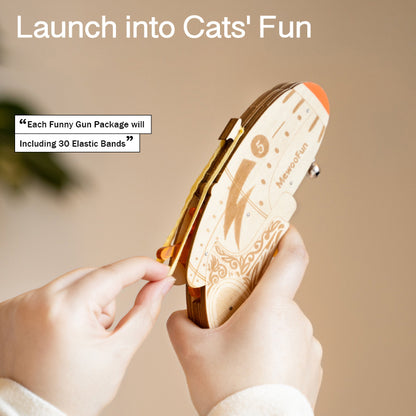 Interactive Toy for Cats Ball-Launching Wand Pet's Vitality Booster