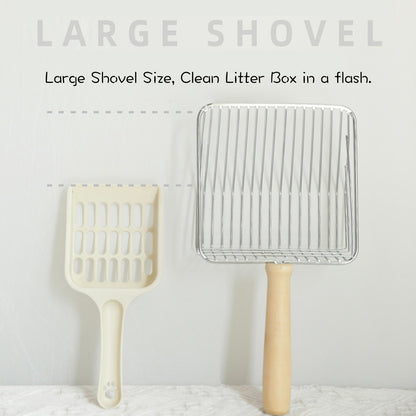 DIY Pet's Name Stainless Steel Litter Scoope