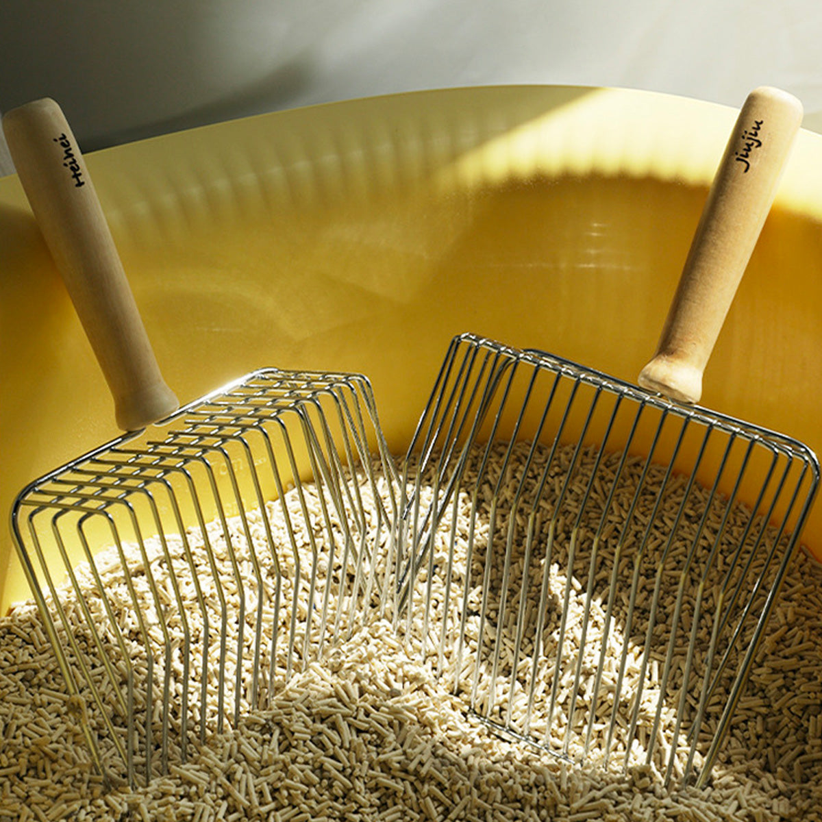 DIY Pet's Name Stainless Steel Litter Scoope