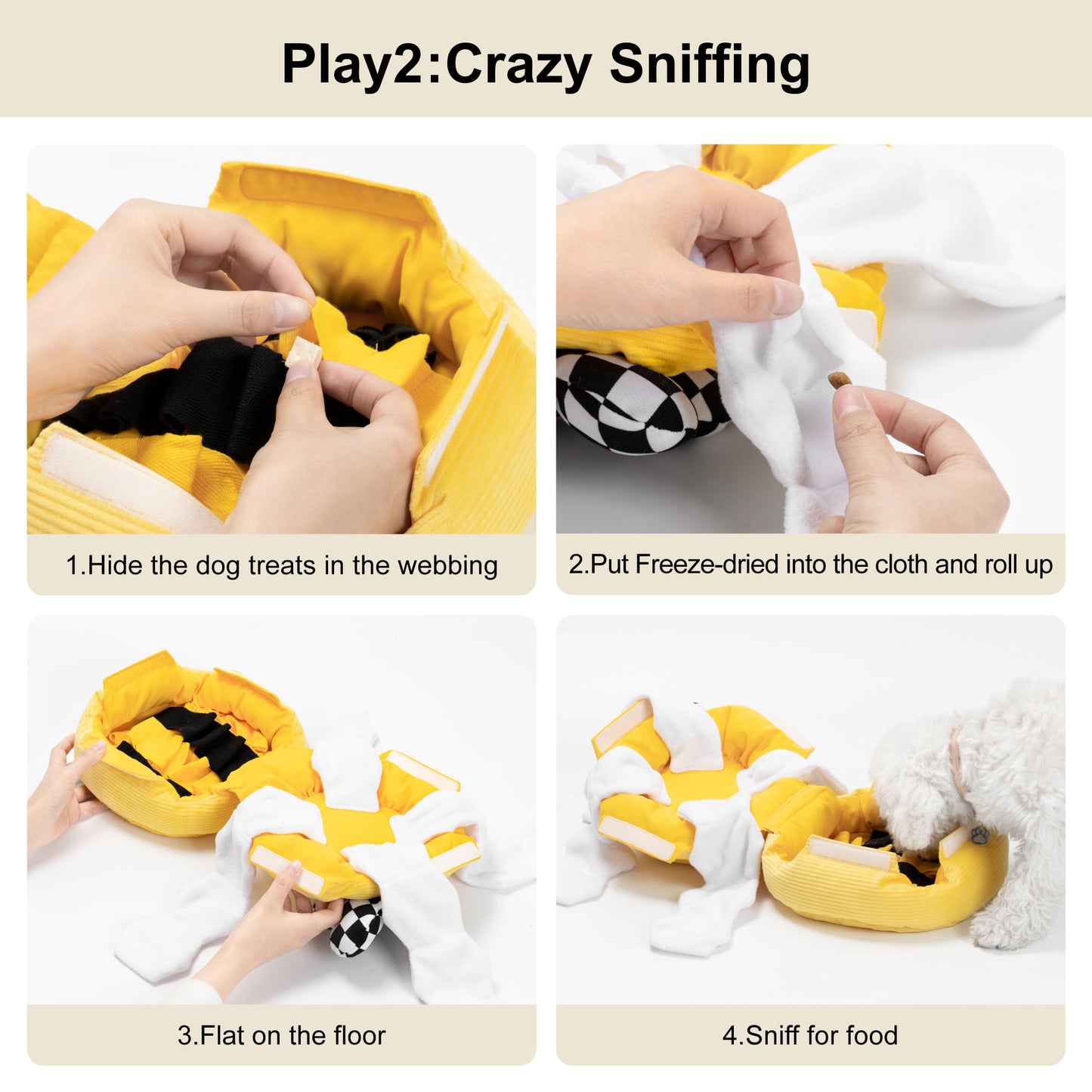 Honeycomb Interactive Smell Challenge Puzzle Toy for Dogs