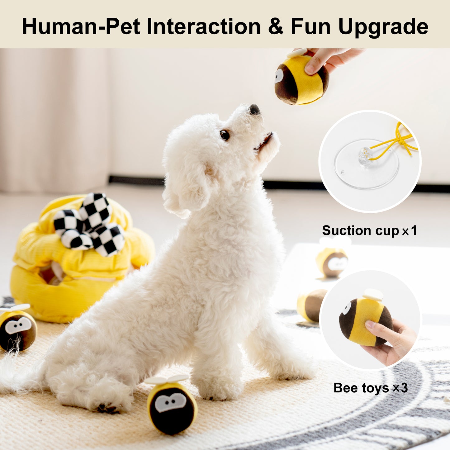 Honeycomb Interactive Smell Challenge Puzzle Toy for Dogs
