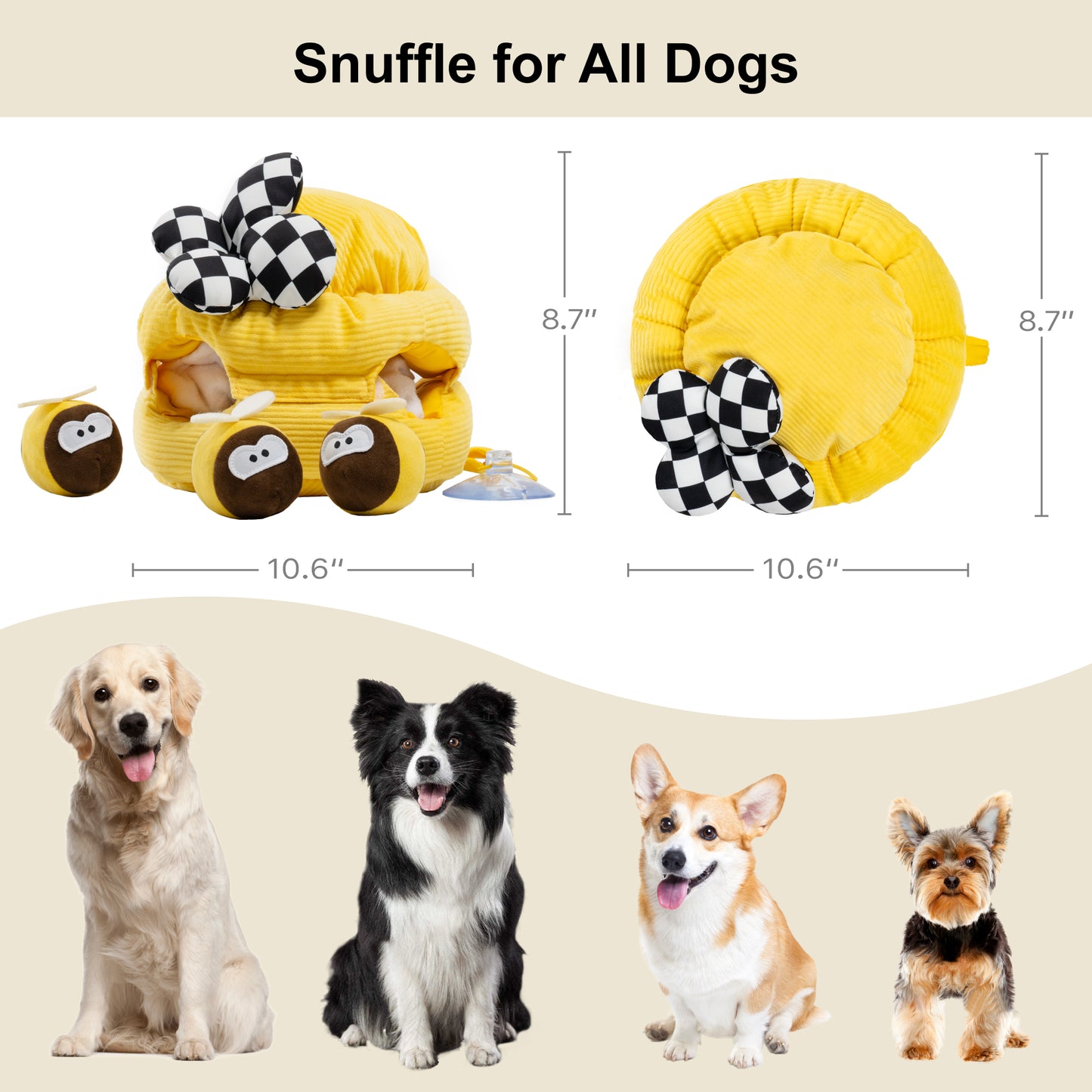 Honeycomb Interactive Smell Challenge Puzzle Toy for Dogs