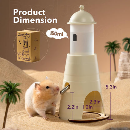 Light House Hamster Water Bottle with Stand