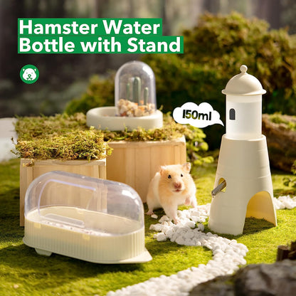 Light House Hamster Water Bottle with Stand