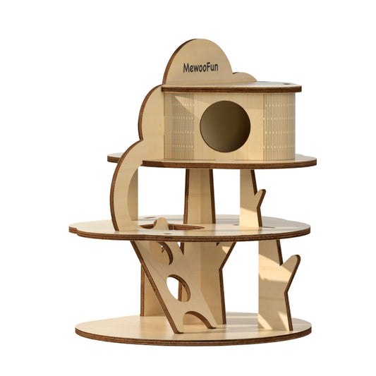Wooden LOFT Hideaway House for Hamsters