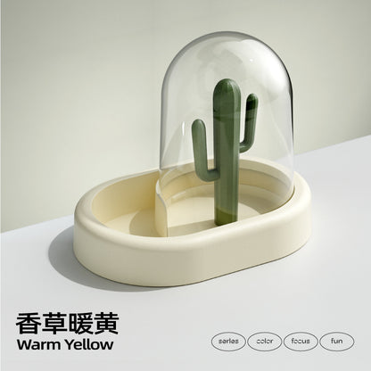 Cactus Shaped Rotation Controllable Hamster Feeder