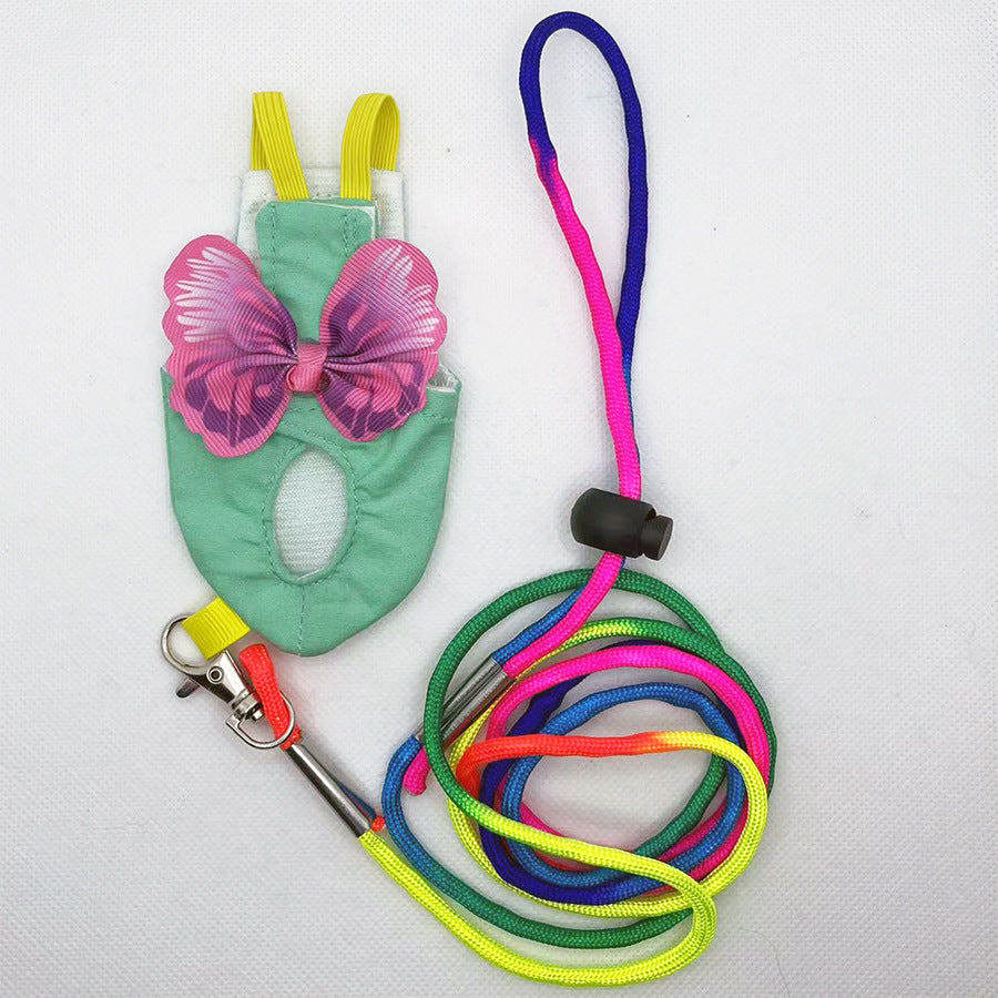 Birds Parrots Vest with Traction Rope