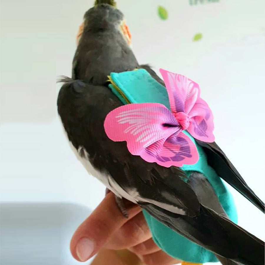 Birds Parrots Vest with Traction Rope