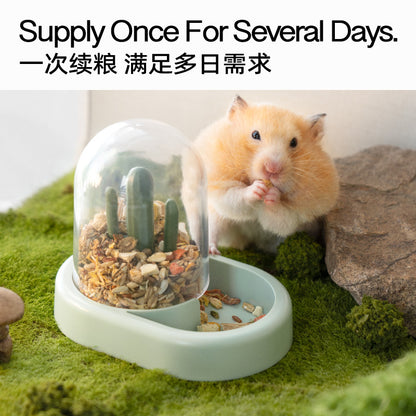 Cactus Shaped Rotation Controllable Hamster Feeder