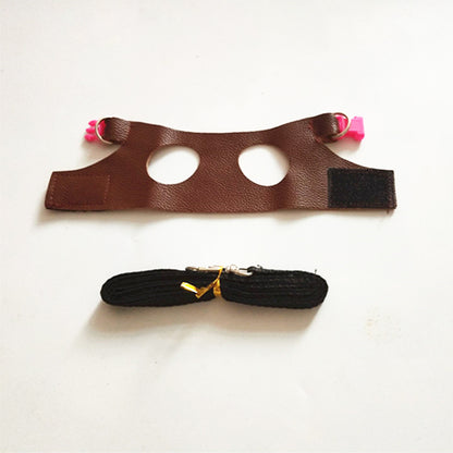 Squirrel PU Leather Vest Harness Lead