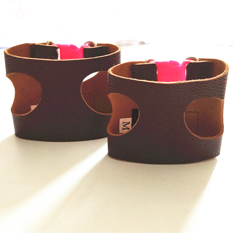 Squirrel PU Leather Vest Harness Lead
