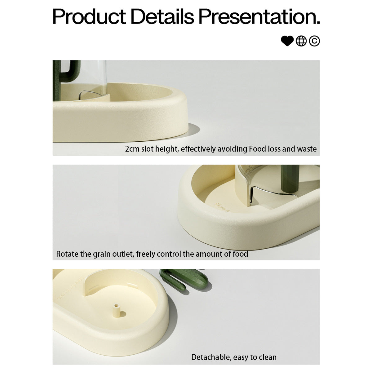 Cactus Shaped Rotation Controllable Hamster Feeder