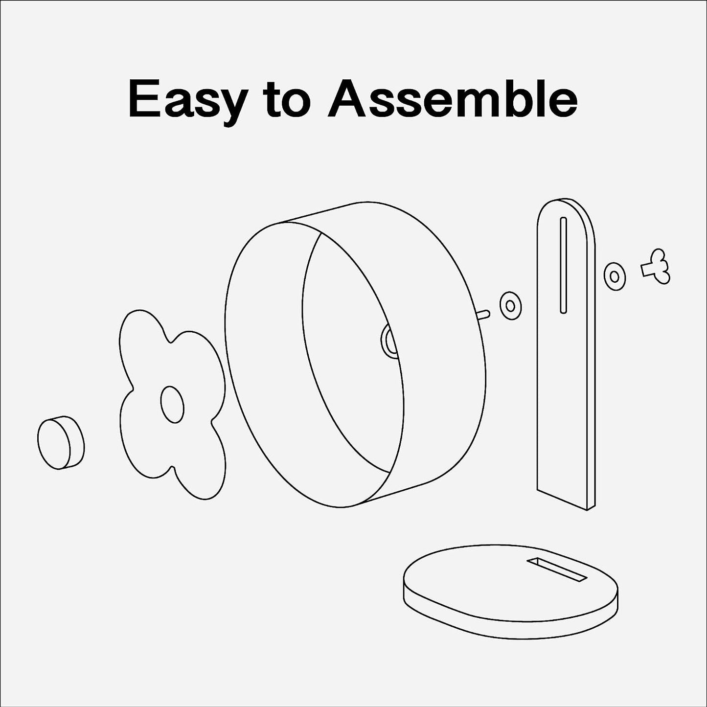 Silent Exercise Wheel Toys for Mice,Chinchilla, Gerbil, Hamster