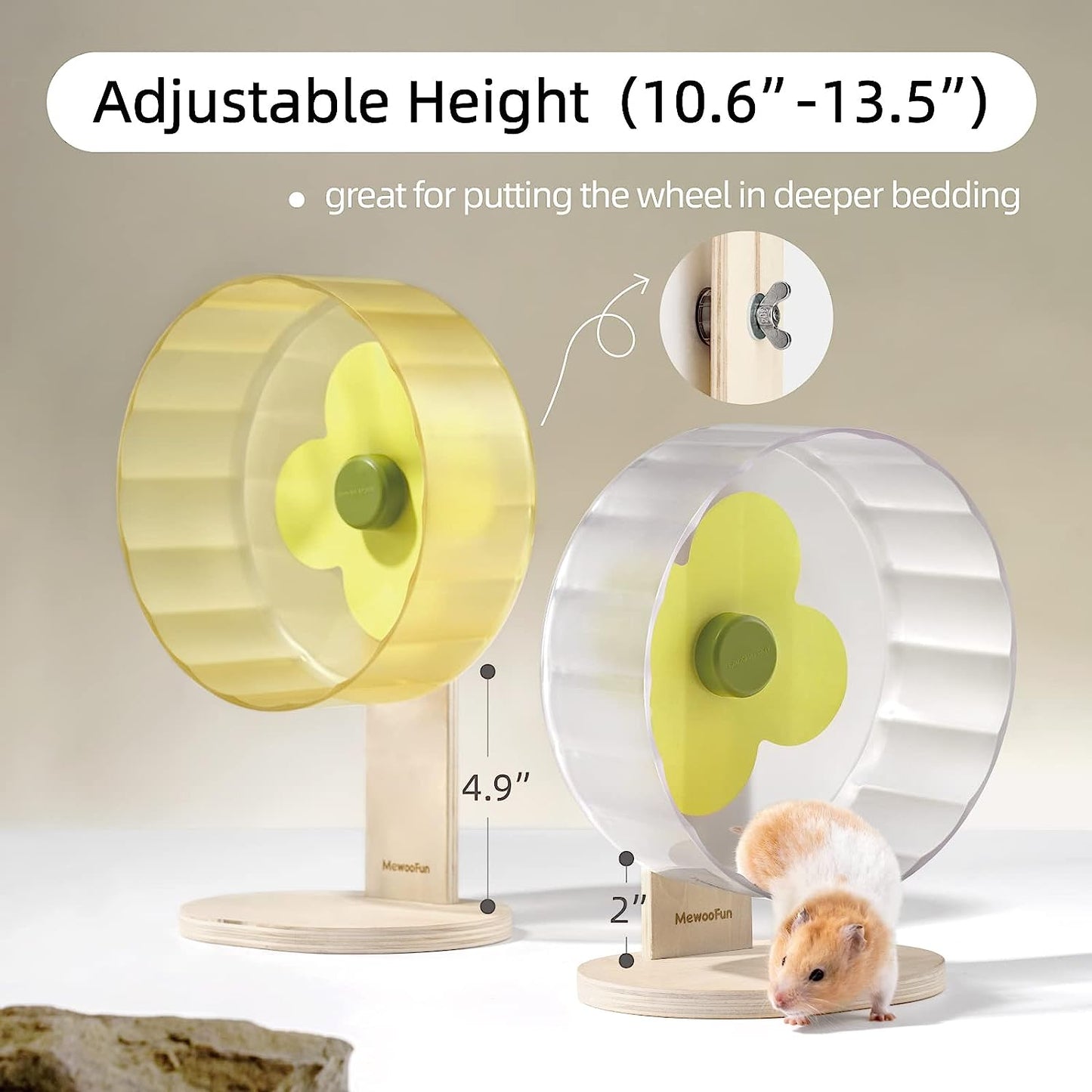 Silent Exercise Wheel Toys for Mice,Chinchilla, Gerbil, Hamster
