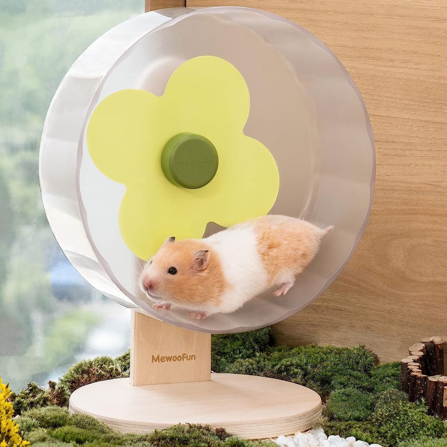 Silent Exercise Wheel Toys for Mice,Chinchilla, Gerbil, Hamster