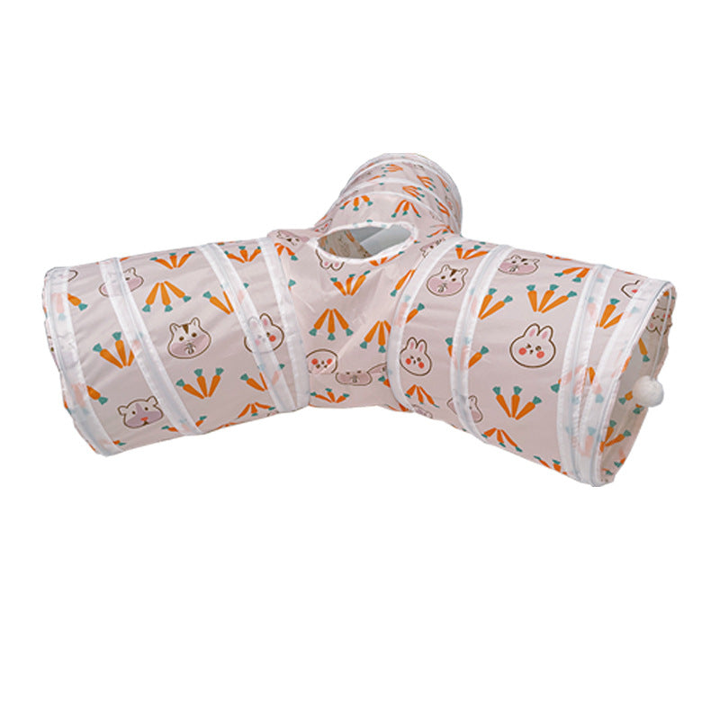 T/Y-shaped Foldable Bunny Hideout Tunnels Tubes Toys