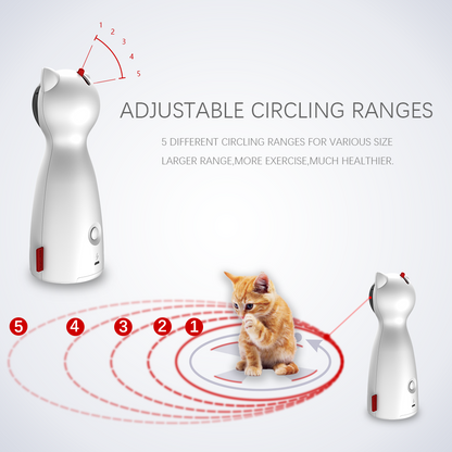 Automatic Handheld  LED Laser Interactive Smart Toy for Cat