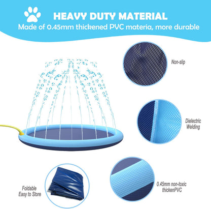 Dog Splash Sprinkler Pad