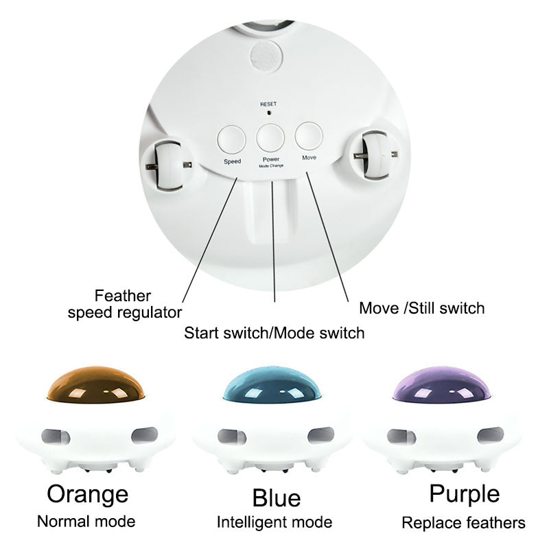Automatic Feather Teaser Cat Toys