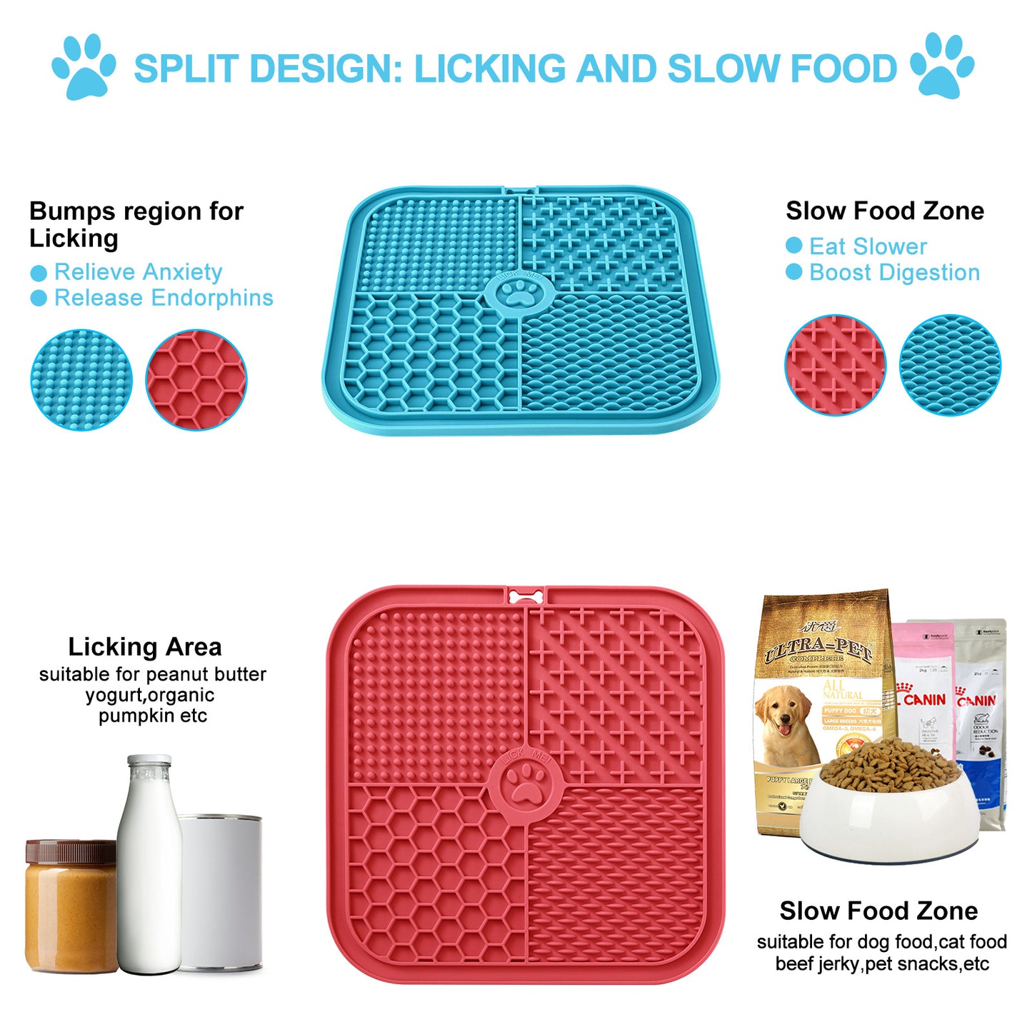 Pet Slow Feeder Lick Mat