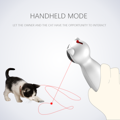 Automatic Handheld  LED Laser Interactive Smart Toy for Cat