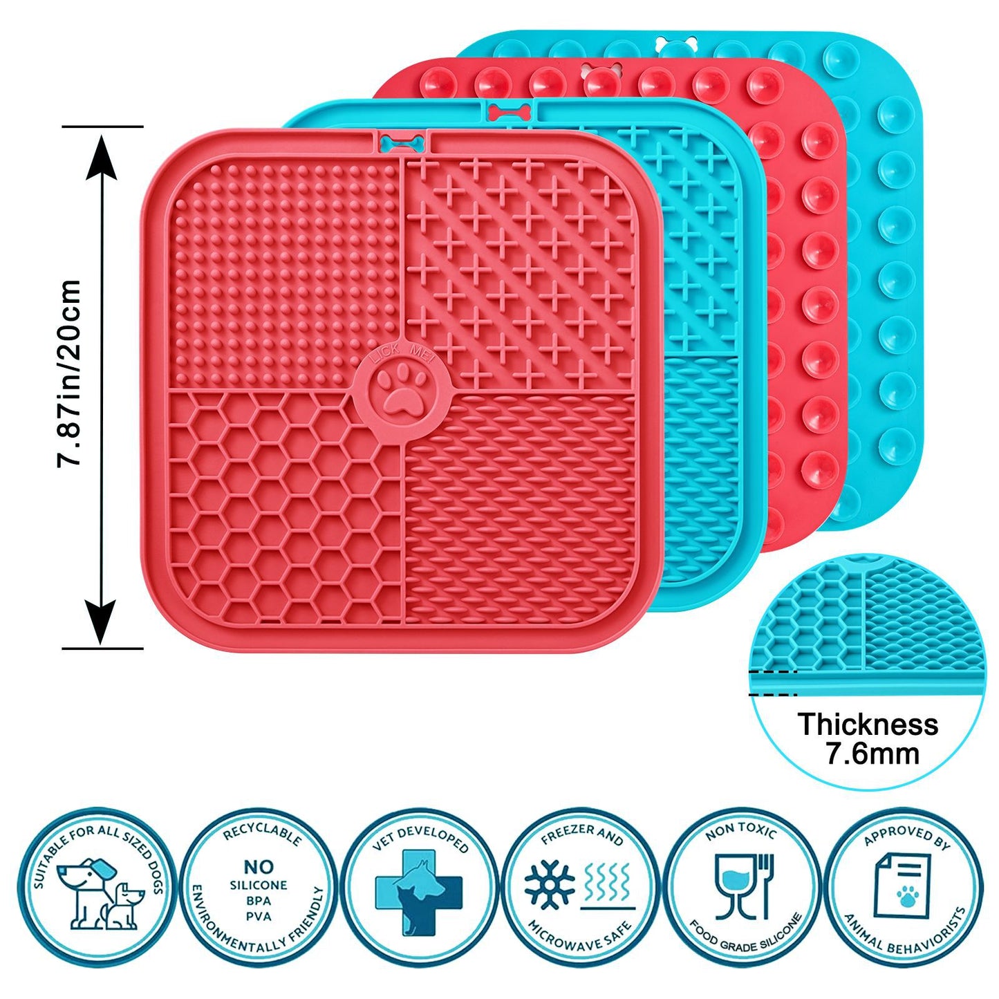 Pet Slow Feeder Lick Mat