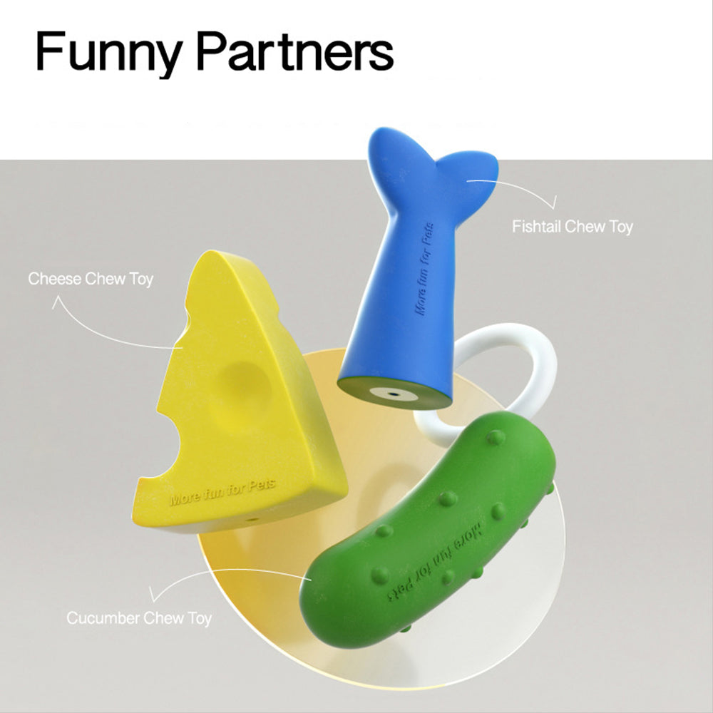 New Cute Shape Dog Chow Toys for Small-Medium Dogs