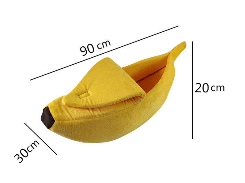 Cute Banana Cat Bed House