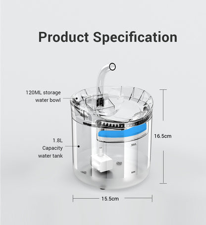 2L Cat Automatic Water Fountain