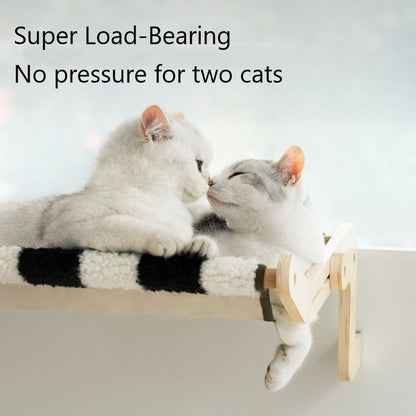 Winter Season Cat Window Perch with Washable Warm Fabric